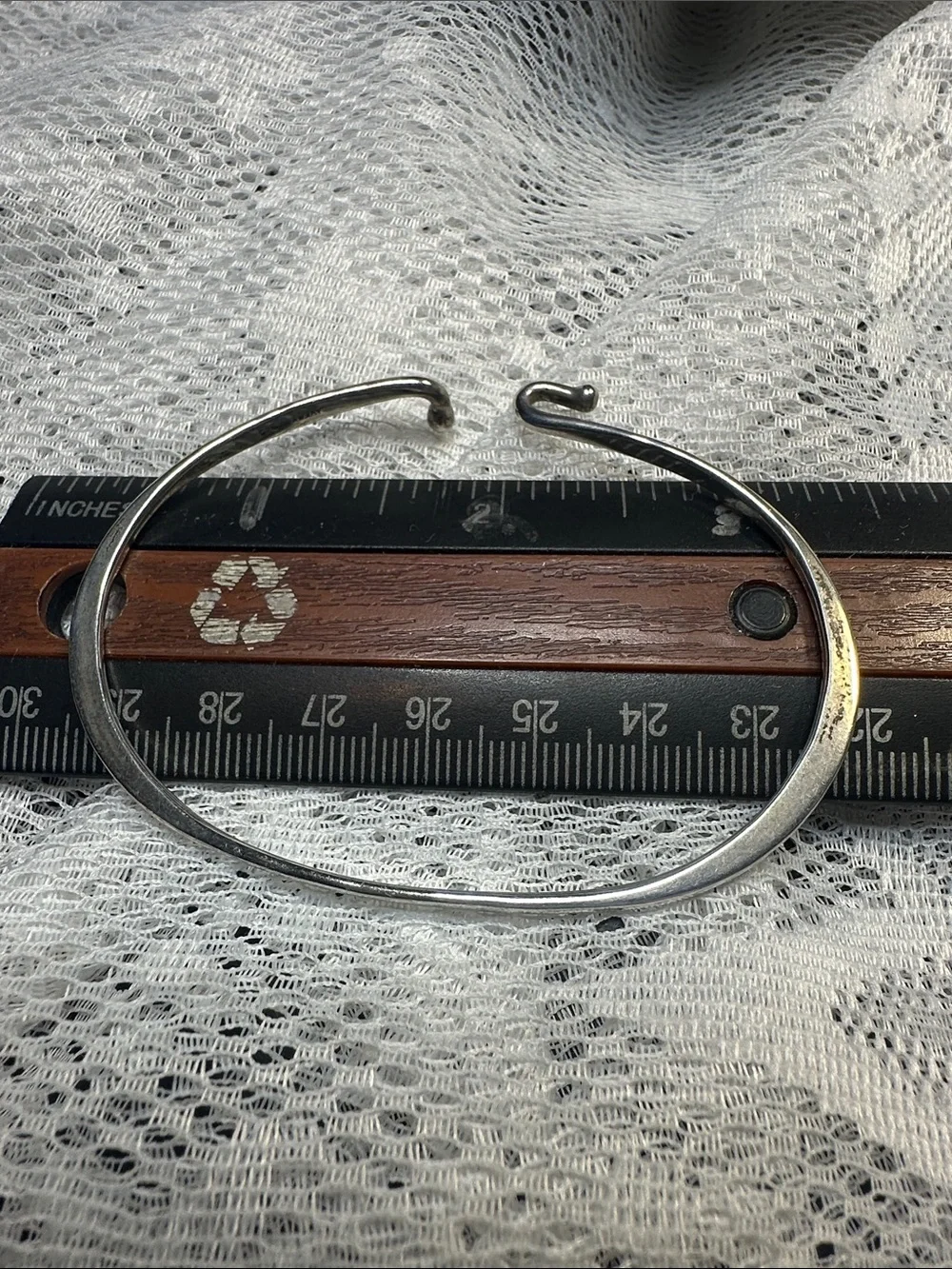 James Avery bracelet bangle 925 sterling silver hook closure